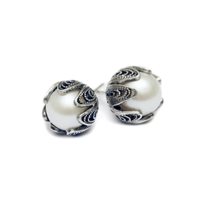 Orecchini Yvone Christa Donna in Argento Perla E238 - E238